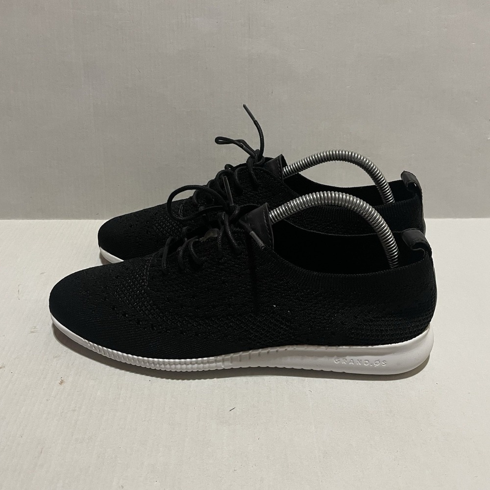 Cole Haan Shoes Womens 9.5B 2.ZeroGrand Stitchlite Wingtip Oxford Sneakers Black
